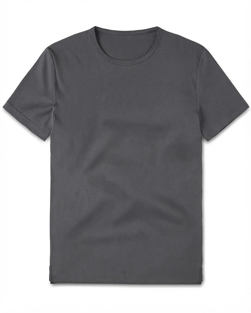 Crew Split-Hem T-shirt