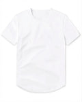 Crew Curve-Hem T-shirt