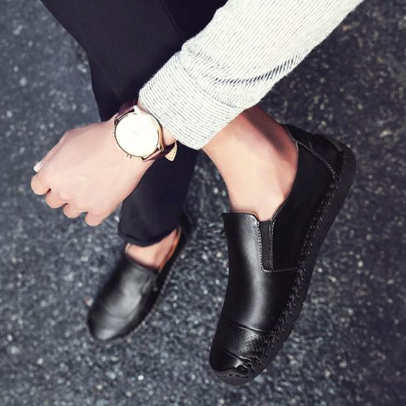 Klassieke Leren Mocassins