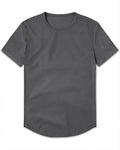 Crew Curve-Hem T-shirt