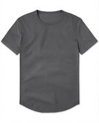 Crew Curve-Hem T-shirt