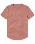 Crew Curve-Hem T-shirt