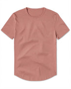 Crew Curve-Hem T-shirt