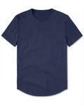 Crew Curve-Hem T-shirt