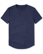 Crew Curve-Hem T-shirt