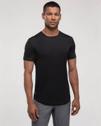 Crew Curve-Hem T-shirt