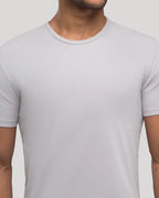Crew Curve-Hem T-shirt