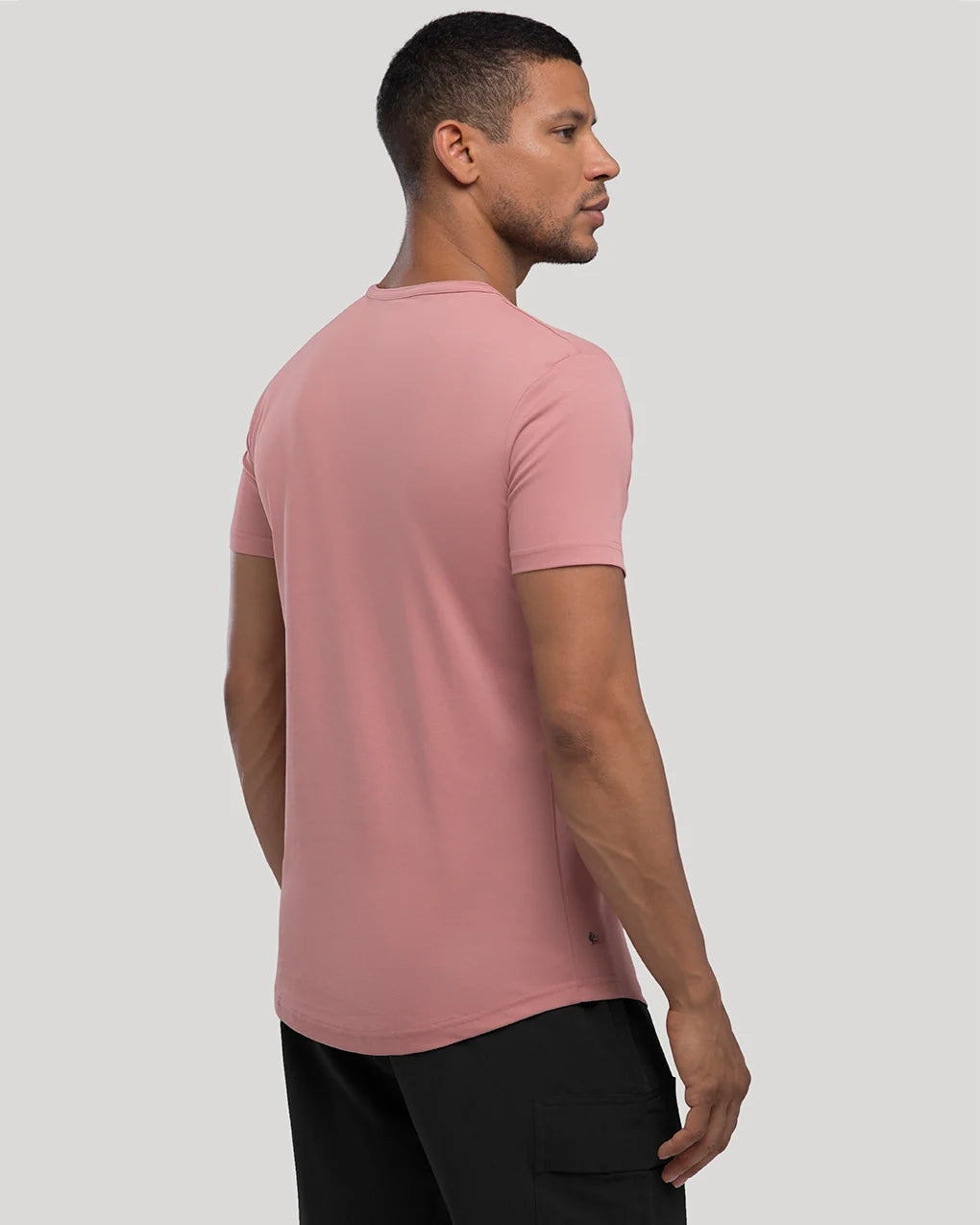 Crew Curve-Hem T-shirt