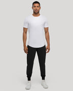 Crew Curve-Hem T-shirt
