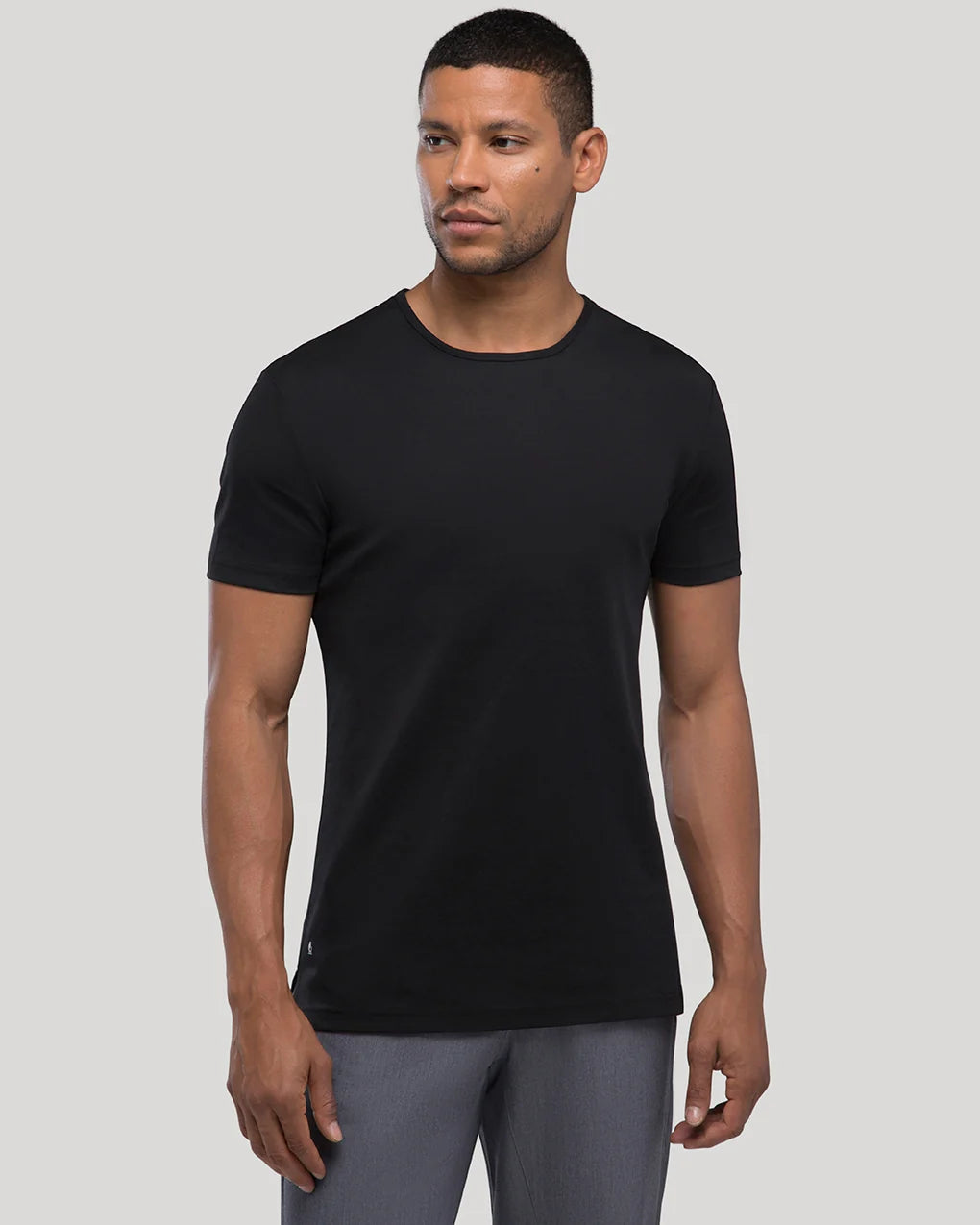 Crew Split-Hem T-shirt