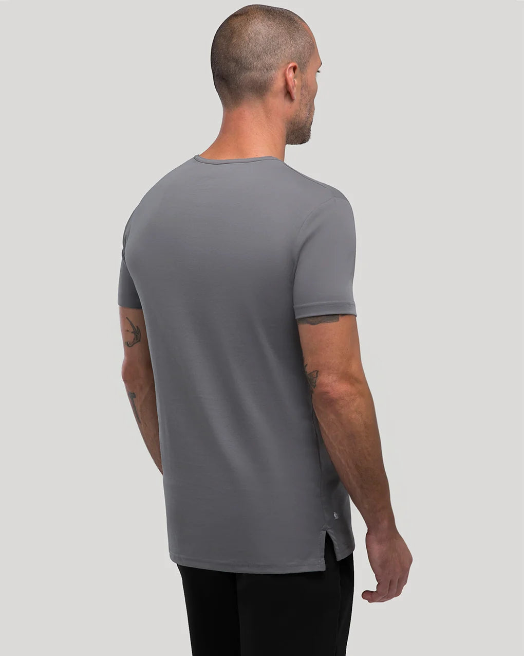 Crew Split-Hem T-shirt