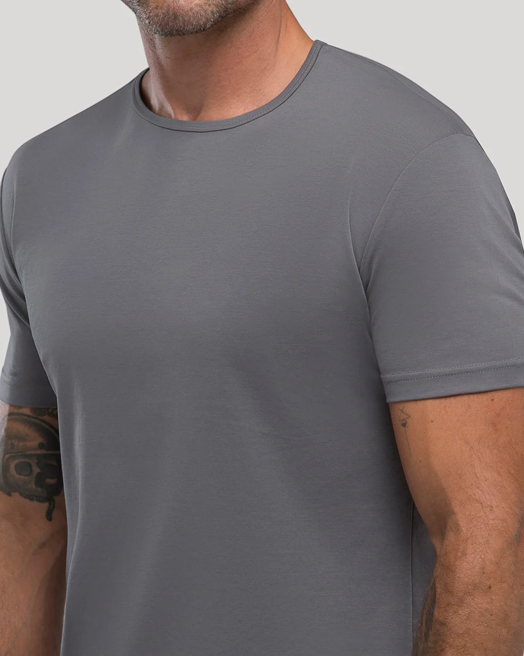 Crew Split-Hem T-shirt