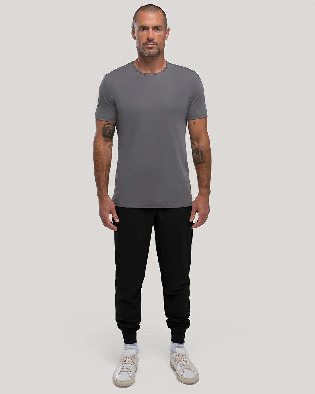 Crew Split-Hem T-shirt