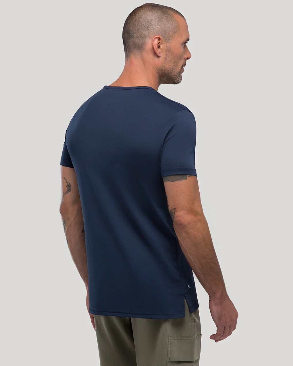 Crew Split-Hem T-shirt