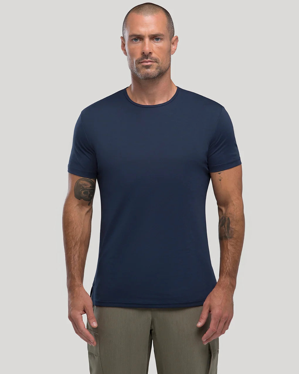 Crew Split-Hem T-shirt