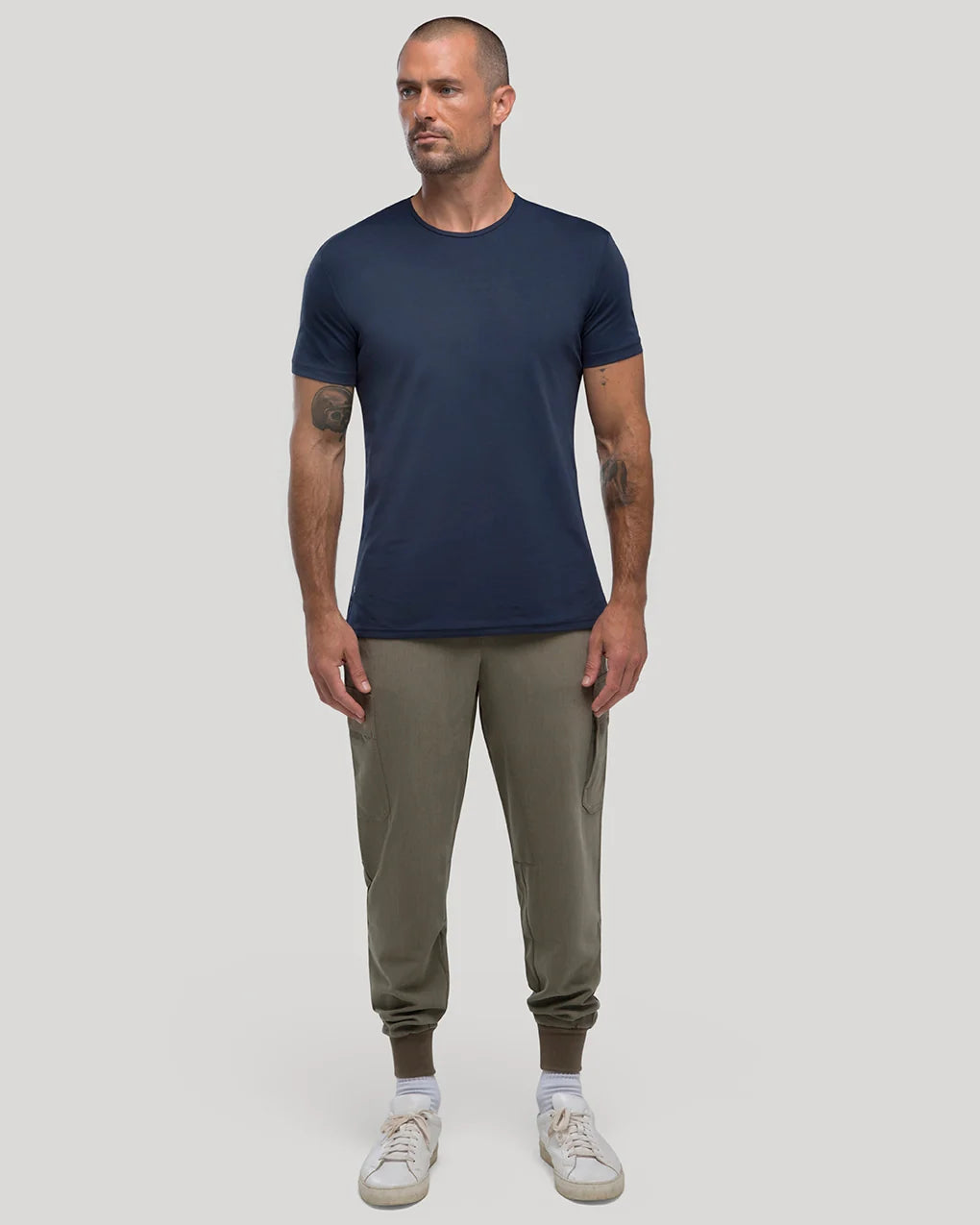 Crew Split-Hem T-shirt