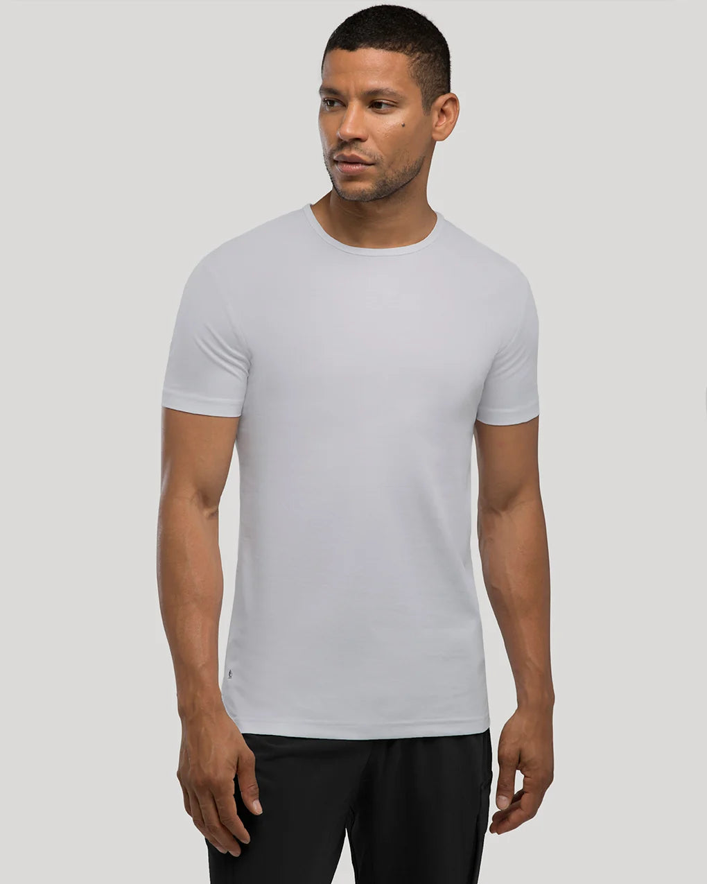 Crew Split-Hem T-shirt