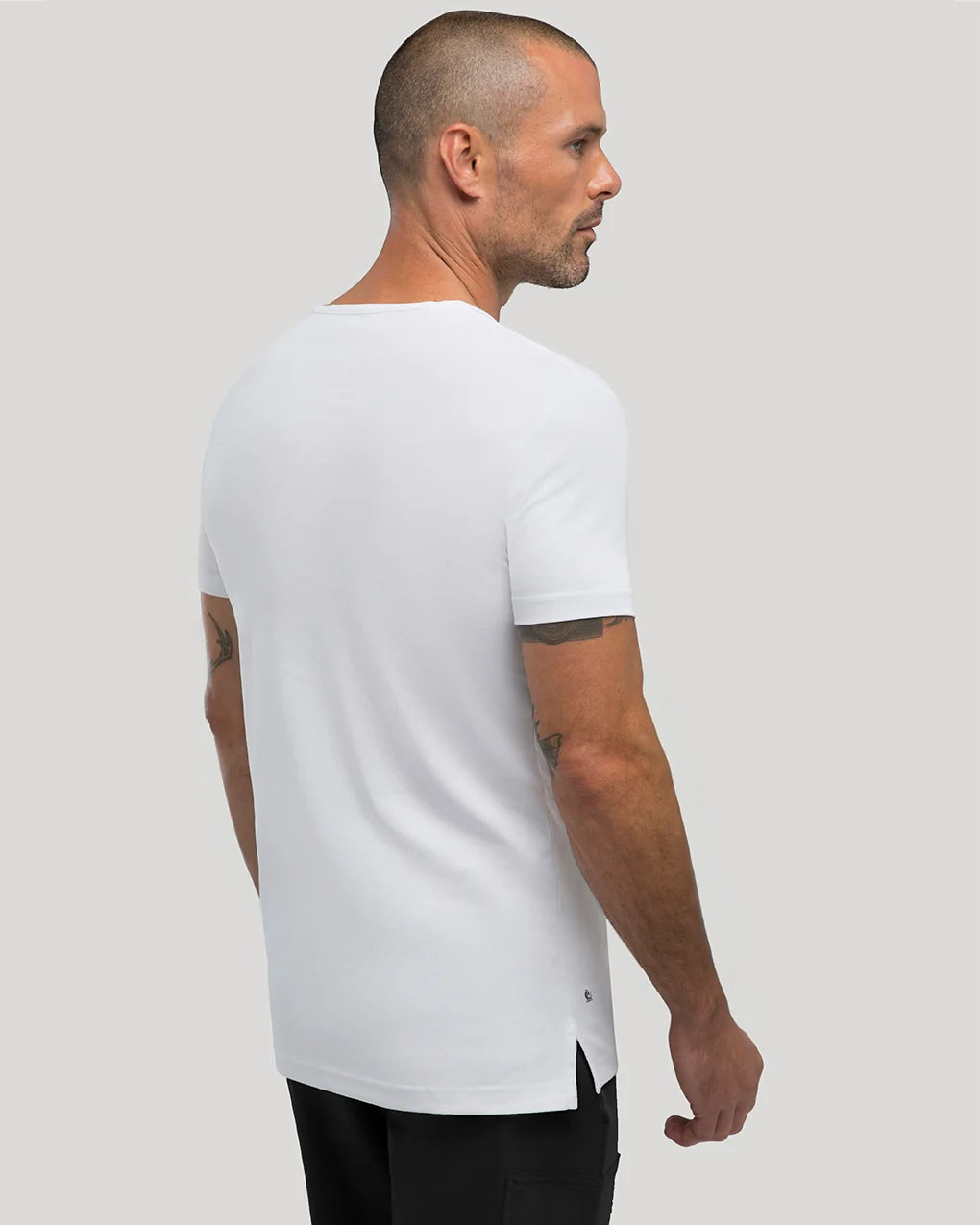 Crew Split-Hem T-shirt