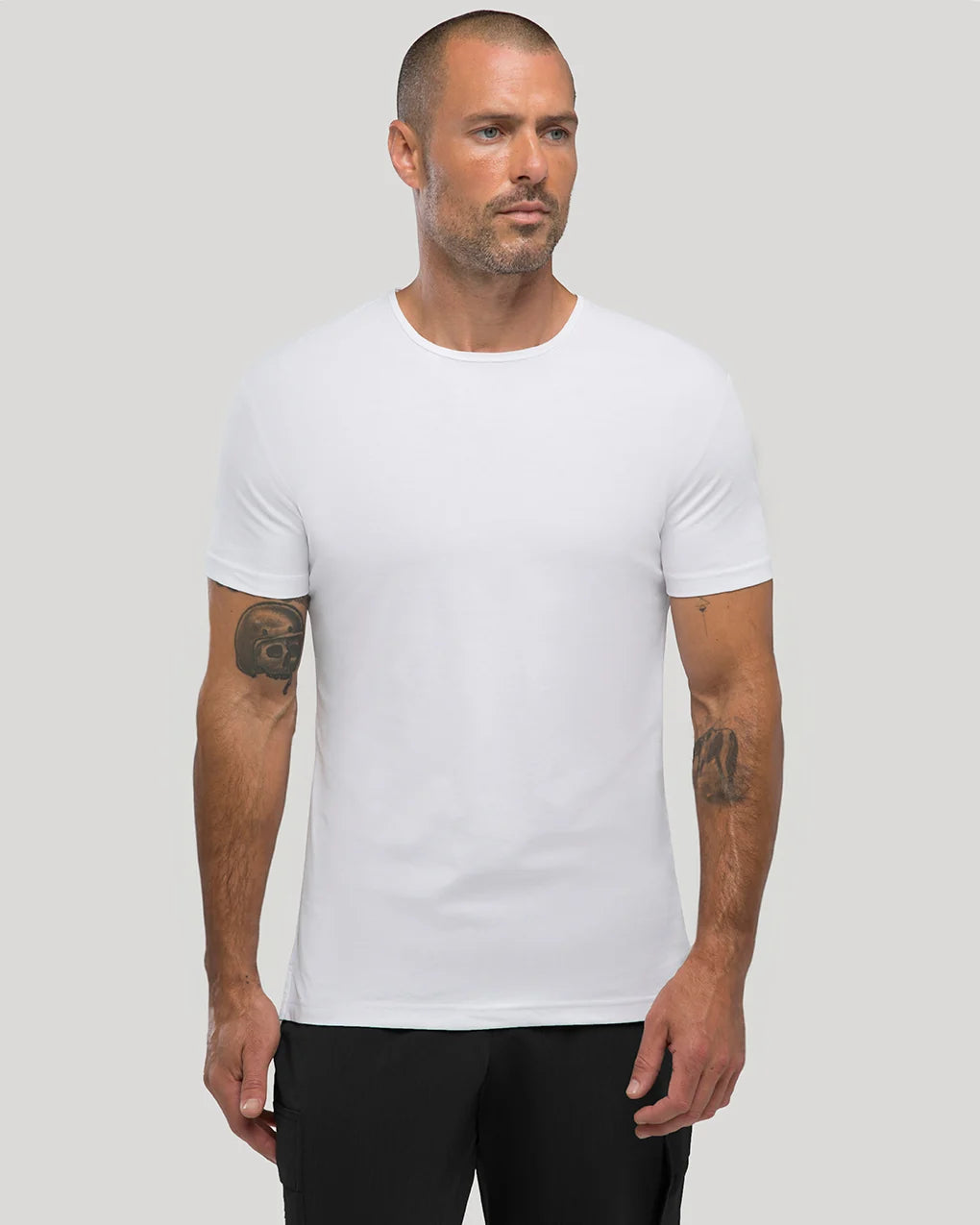 Crew Split-Hem T-shirt