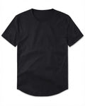 Crew Curve-Hem T-shirt