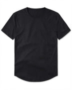 Crew Curve-Hem T-shirt