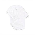 3-Pack Witte Crew Curve-Hem T-shirts