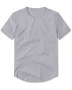 Crew Curve-Hem T-shirt