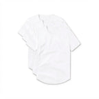 3-Pack Witte Crew Curve-Hem T-shirts