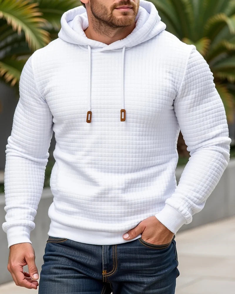 Florence Textuurgebreide Hoodie