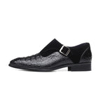 Snake Leren Nette Schoenen