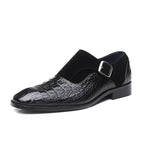 Snake Leren Nette Schoenen
