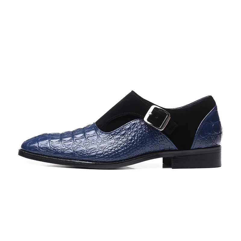 Snake Leren Nette Schoenen