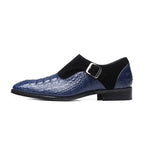 Snake Leren Nette Schoenen
