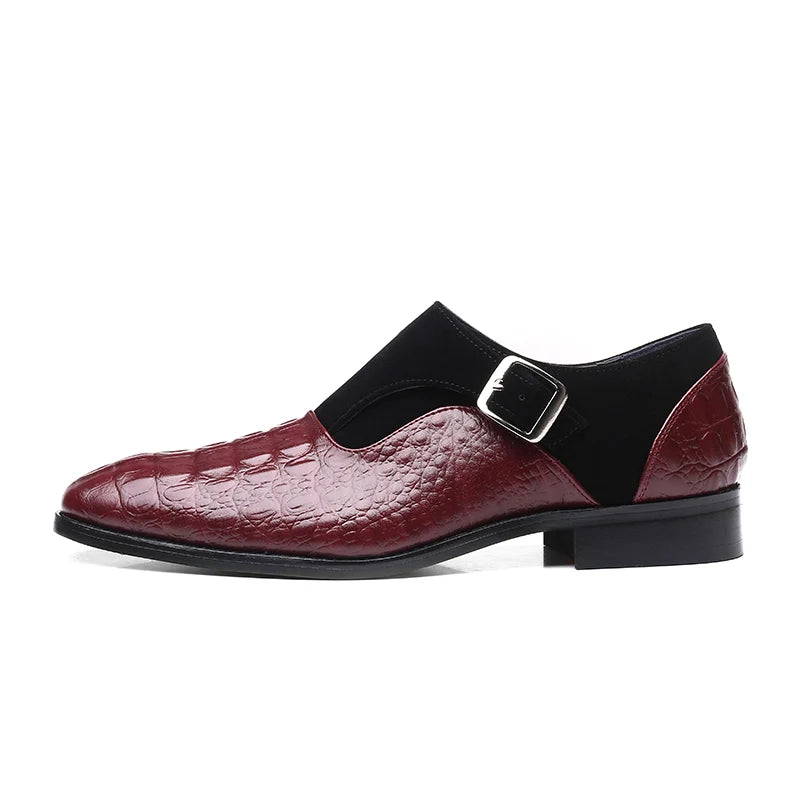 Snake Leren Nette Schoenen