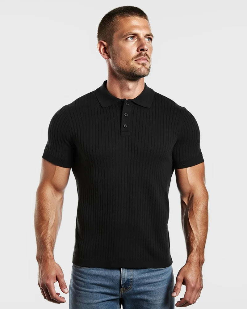 Torino Muscle Fit Knit Polo
