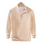 Verona Kabelgebreide Half-Zip Trui