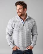 Verona Kabelgebreide Half-Zip Trui
