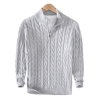 Verona Kabelgebreide Half-Zip Trui