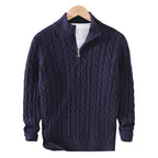 Verona Kabelgebreide Half-Zip Trui